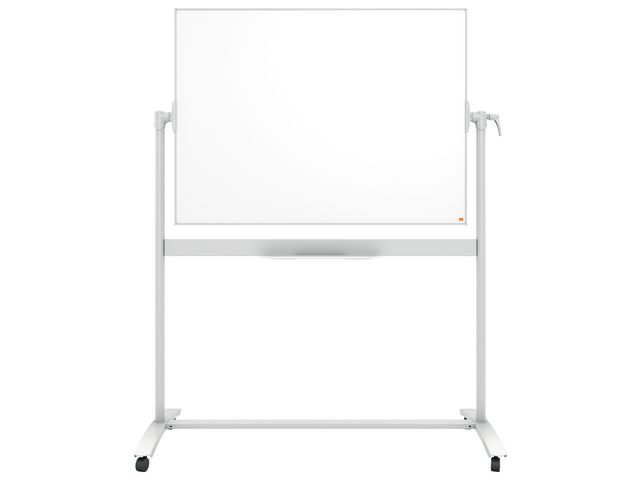 Nobo Whiteboard, mobil, magnetisk stålyta, Nano Clean™, dubbelsidig, 1 200 x 900 mm, vit, st