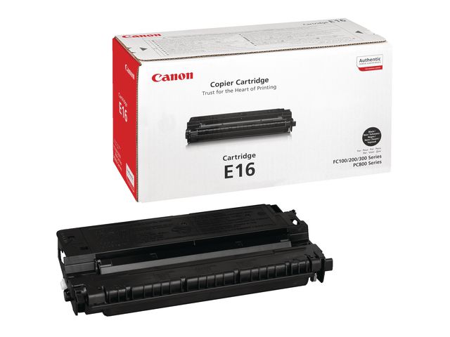 Canon Toner, E16, svart, singelförpackning, 1492A003, st
