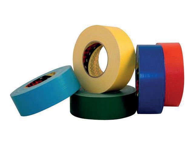 3M™ 389 tygtejp, polyetylen, 25 mm x 50 m, gul, rulle om 50 m
