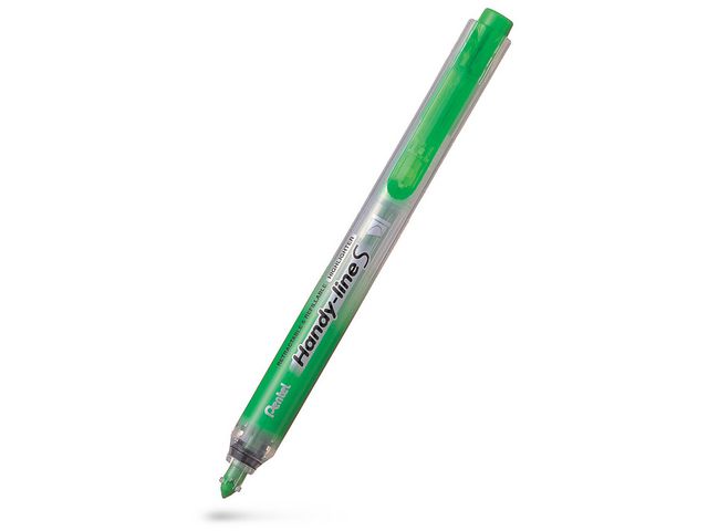 Pentel Överstrykningspenna clicker grön, st