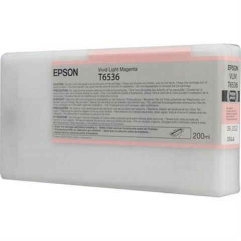 Epson Bläckpatron, T6536, levande ljus magenta, singelförpackning, C13T653600, st