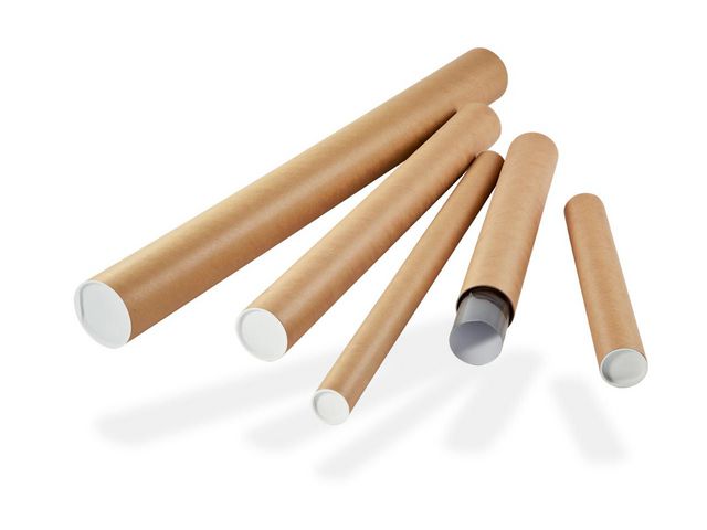 Dinkhauser Papptub 100x1000mm brun, st