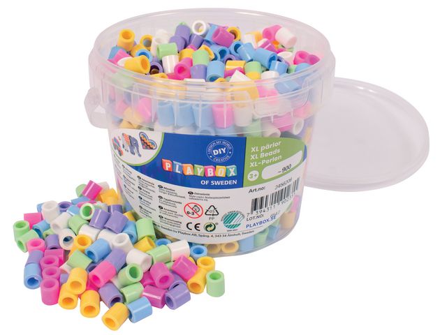 PLAYBOX Maxipärlor pastell, fp om 950 st