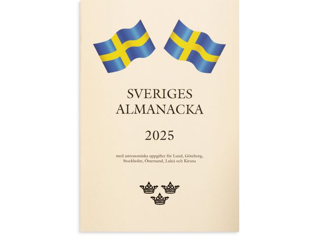Burde Kalender 2025 Sveriges Almanacka, st