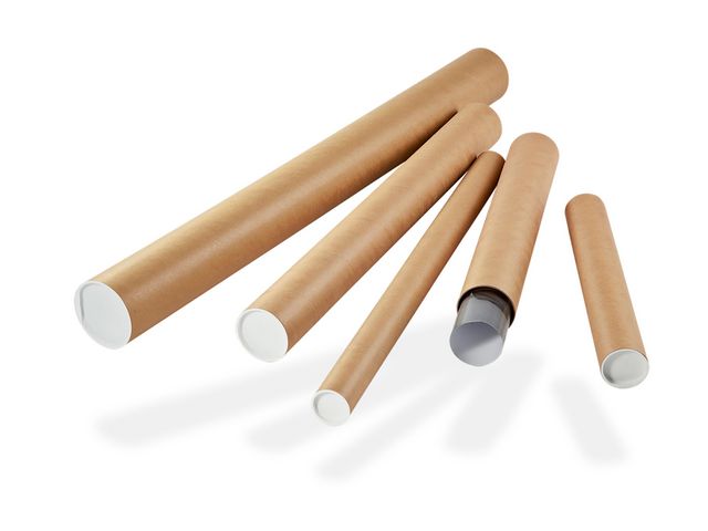 Dinkhauser Papptub 500x80mm brun, st