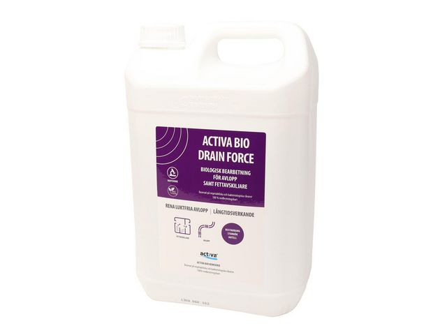 Activa Avloppsrengöring BIO Drain Force 5L, flaska om 5 l
