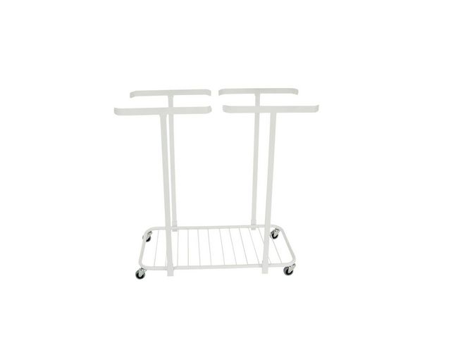 Säckvagn dubbel 100-125L med 4 hjul, st