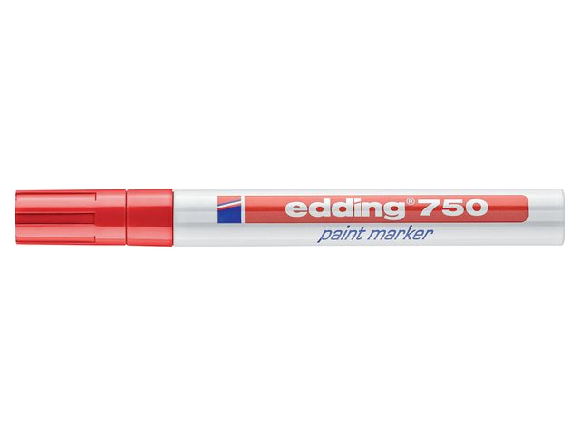edding Märkpenna 750, rund spets, 2 - 4 mm, röd, st