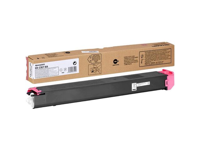 Sharp Toner, MX-23GTMA, magenta, singelförpackning, MX-23GTMA, st