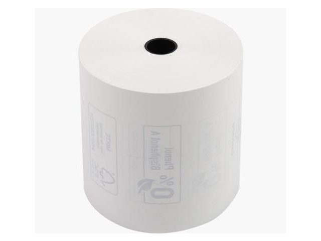 Exacompta Thermorulle Fenolfri 80x80x12 76m, rulle om 76 m