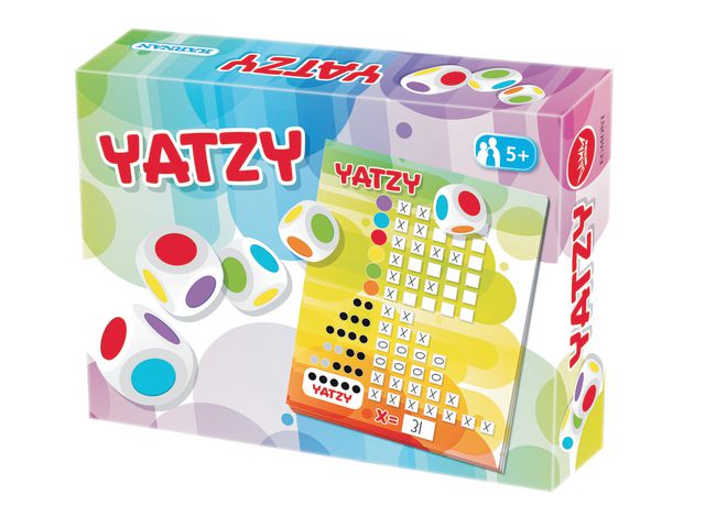 Spel Barnyatzy KÄRNAN färgtärningar trä, st