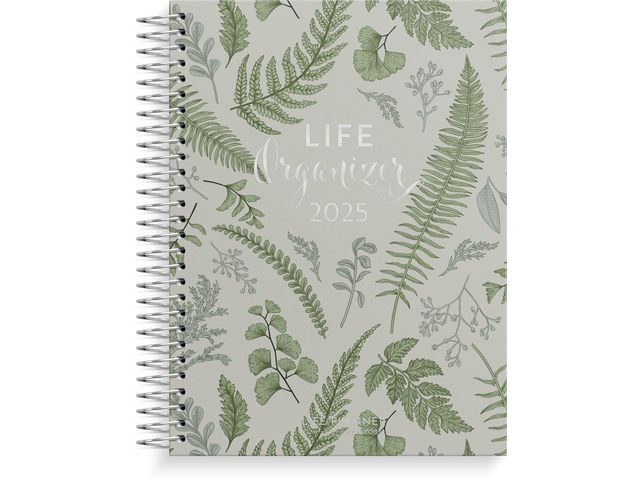 Burde Kalender 2025 Life Organizer grön, st
