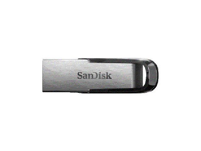 SanDisk USB-Minne, Ultra Flair USB 3.0-flashenhet på 128 GB, silver, st
