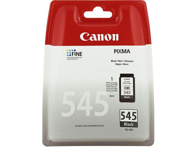Canon Bläckpatron PG-545 BK, svart, st