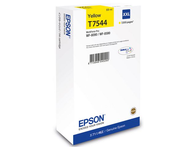 Epson Bläckpatron C13T754440 XXL Gul, st