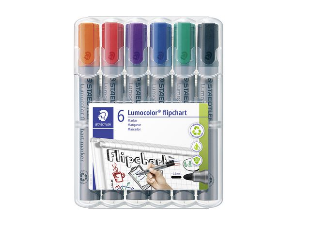 Staedtler Blädderblockspenna, set om 6 st