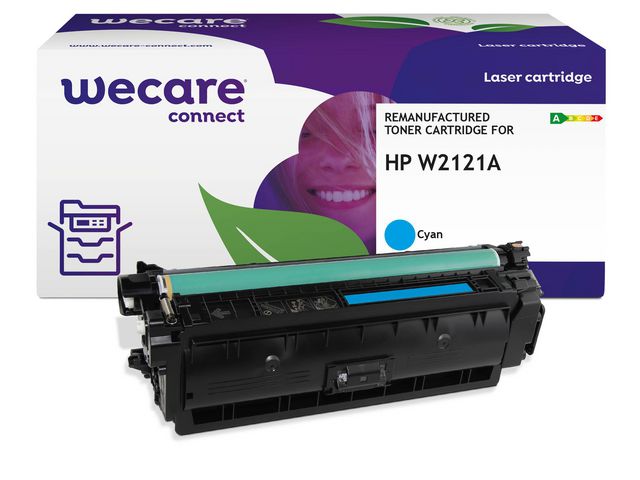 Wecare Toner HP W2121A 212A 4,5K cyan, st