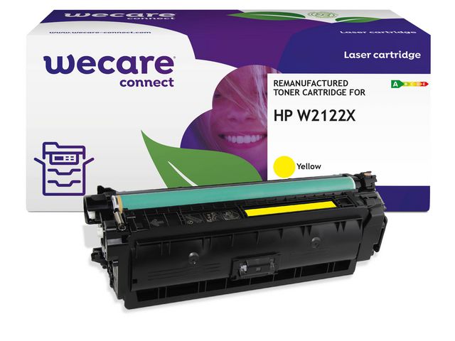 Wecare Toner HP W2122X 212X 10K gul, st