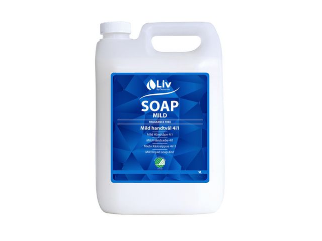 Liv Tvål Mild 4 i 1 5L, flaska om 5 l