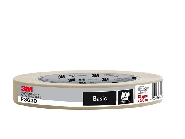 Scotch® Maskeringstejp P3630 18mmx50m, rulle om 50 m