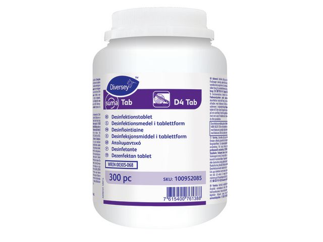 Diversey Ytdesinfektion TAB D4, fp om 300 st