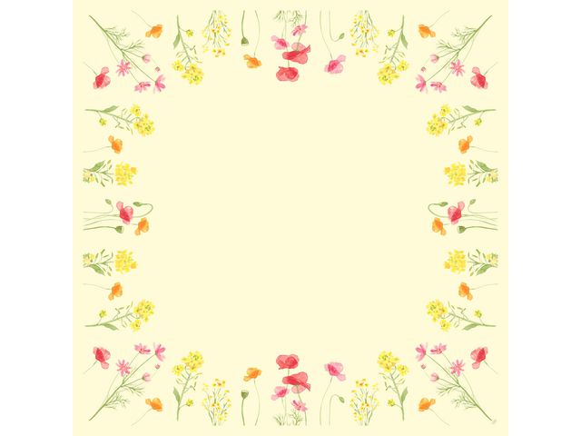 Duni Duk Poppy 84X84cm, fp om 20 st