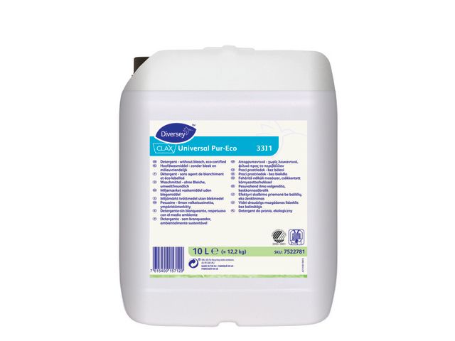 Clax Tvättmedel Universal Pur-Eco 10L, flaska om 1000 ml
