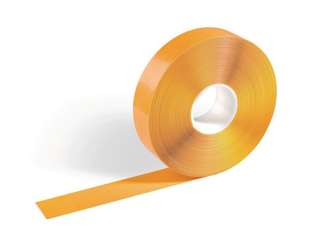 Durable Golvmarkering 30m gul, rulle om 30 m