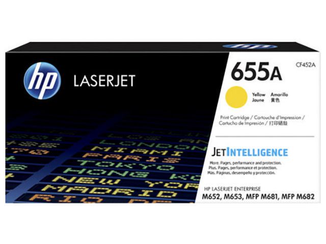 HP Toner CF452A 655A 10,5K Gul, st
