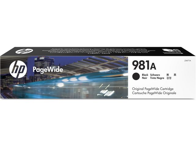 HP Bläckpatron 981A, svart, singelförpackning, J3M71A, st