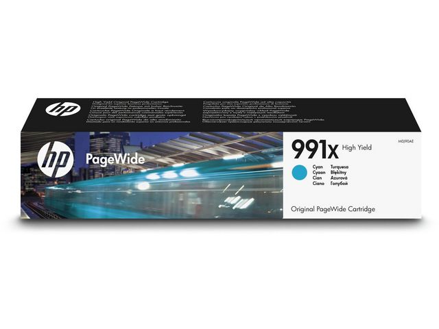 HP Bläckpatron M0J90AE 991X Cyan, st