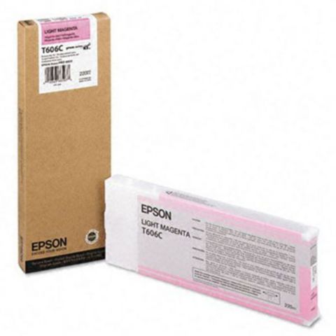 Epson Bläckpatron, T606C, UltraChrome, hög kapacitet, ljus magenta, singelförpackning, C13T606C00, st