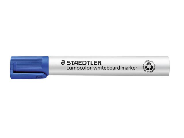 STAEDTLER Lumocolor Whiteboardpenna Lumocolor® snedskuren spets, 2-5 mm linjebredd, blå, st
