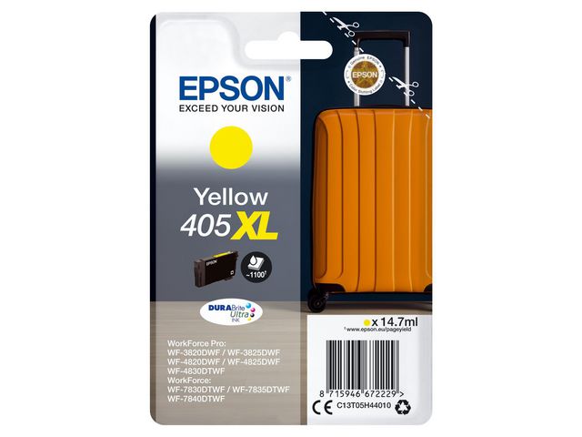 Epson Bläckpatron T405 XL gul, st