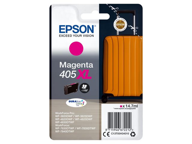 Epson Bläckpatron T405 XL magenta, st