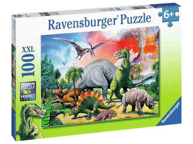 Pussel Dinosaurier 100 bitar, st