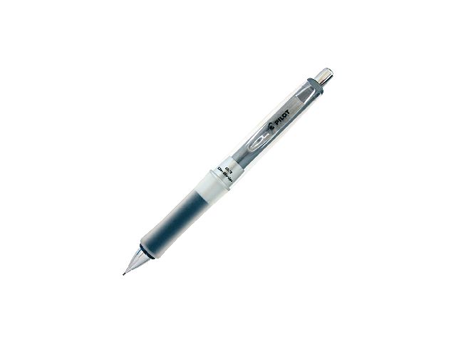Pilot Stiftpenna, Dr Grip, 0,7 mm stift, pennkropp med greppzon, silver, st