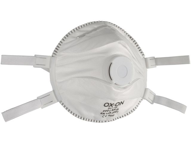 OX-ON Andningsskydd FFP3 m ventil, fp om 5 st