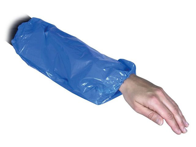 ABENA Ärmskydd i LDPE med resår 40cm blå, fp om 100 st