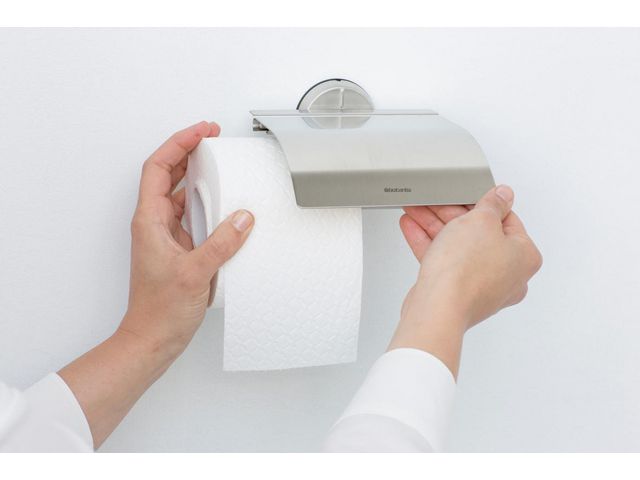 BRABANTIA Toapappershållare Borstat Stål, st