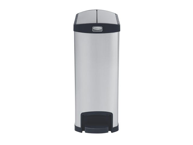 Rubbermaid Commercial Products Papperskorg Slim Jim matt stål 50L, st