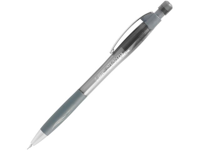 BIC® Stiftpenna, Velocity 0,5 mm HB-stift, pennkropp med greppzon, genomskinlig grå, st
