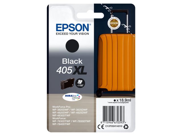 Epson Bläckpatron T405 XL svart, st