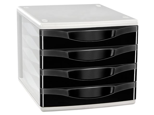Lyreco 894L 4-DRAWER UNIT BLK, st