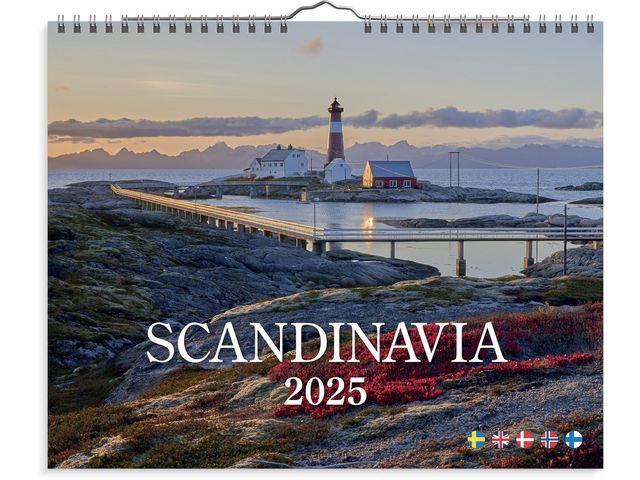 Burde Väggkalender 2025 Scandinavia, st
