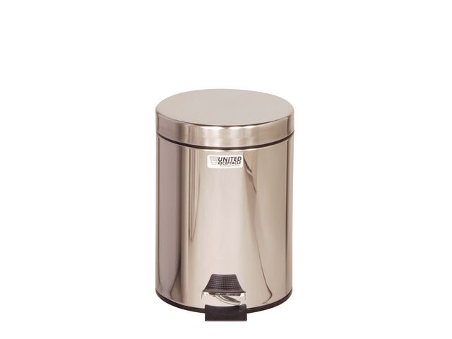 Rubbermaid Commercial Products Papperskorg blank stål 5L, st