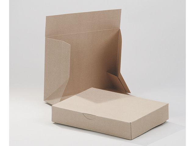 Arkivbox, A4, Svensk standard, 80 x 240 x 315 mm, brun, st