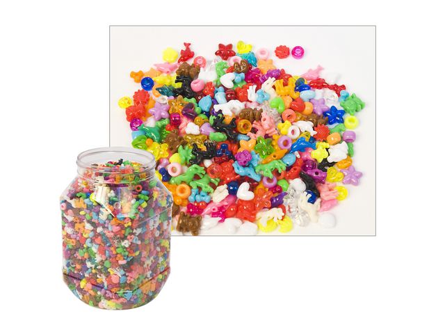 PLAYBOX Plastpärlsats, fp om 3350 st