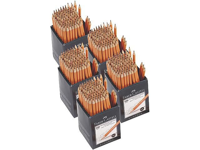 Storpack blyertsp. FABER polerad 500/FP, fp om 500 st