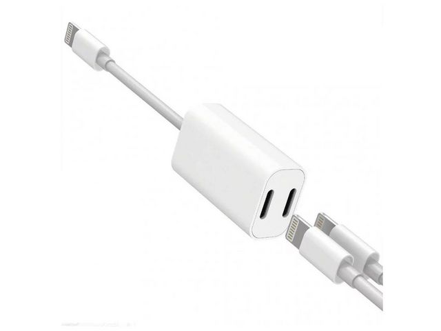Adapter Ligtning-2xLightning, st
